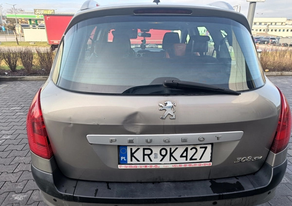 Peugeot 308 cena 8800 przebieg: 303000, rok produkcji 2010 z Kraków małe 301